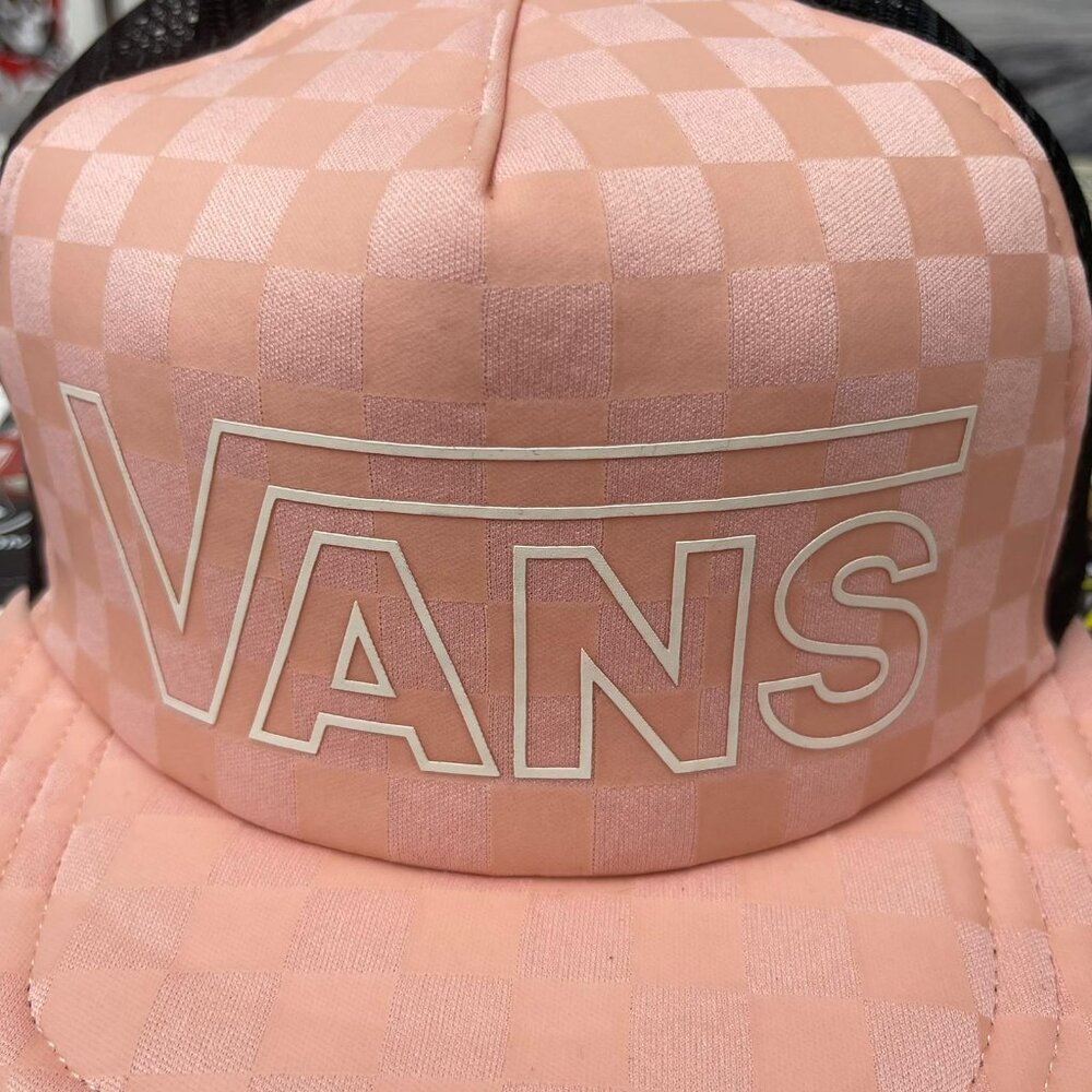 Vans Hat Trucker Cream Logo New With tags - Picture 5 of 5